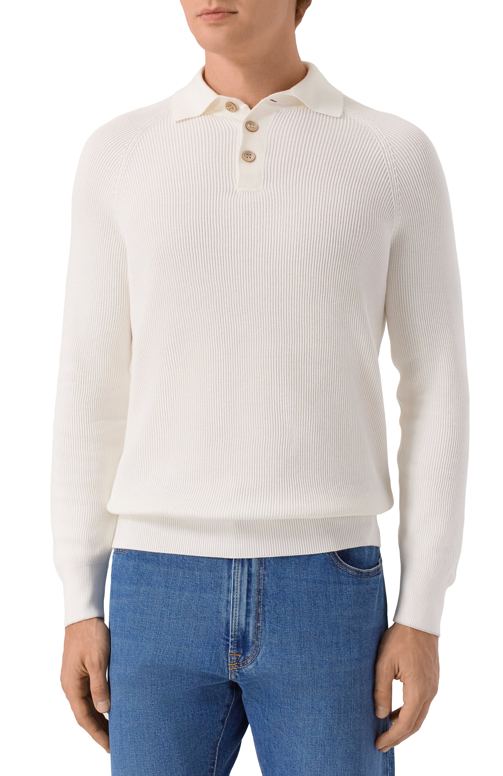 Хлопковое поло BRUNELLO CUCINELLI, арт. M29400105, фото 3