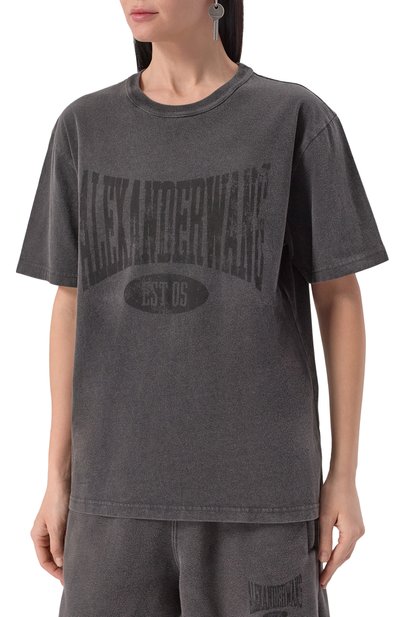 Хлопковая футболка ALEXANDERWANG.T, арт. 4CC2251542, фото 3