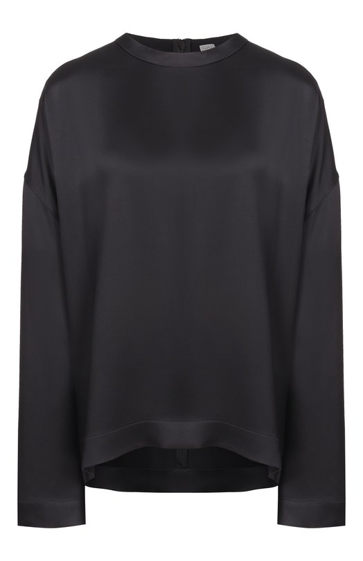 Атласный топ TOTEME 261-WRT0656-FB0546 Чёрный 261-WRT0656-FB0546