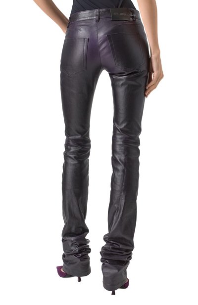 Кожаные брюки THE ATTICO, арт. 247WCP213, фото 4