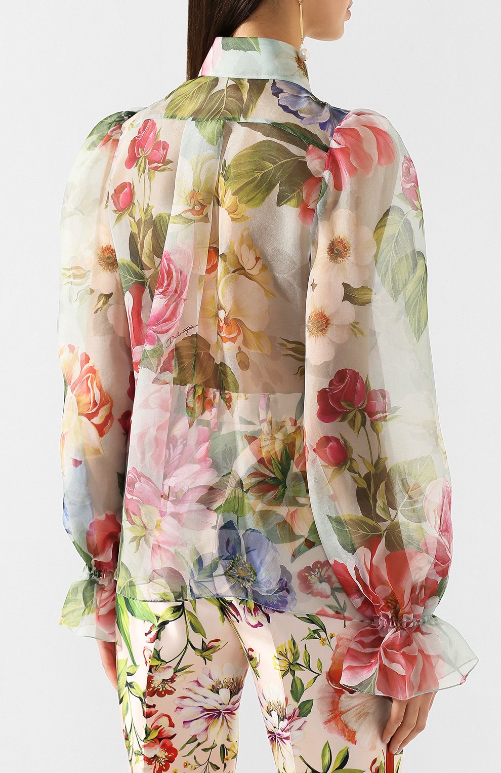 Шелковая блузка DOLCE & GABBANA, арт. F5M42T/IS1AU, фото 4