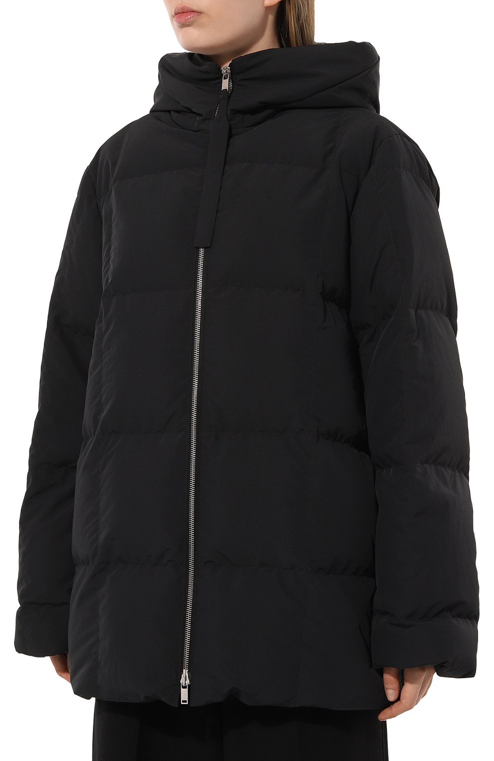 Пуховик JIL SANDER черного цвета по цене 212500 руб., арт. J40AF0014-J74276, фото 3 Пуховик JIL SANDER, арт. J40AF0014-J74276, фото 3