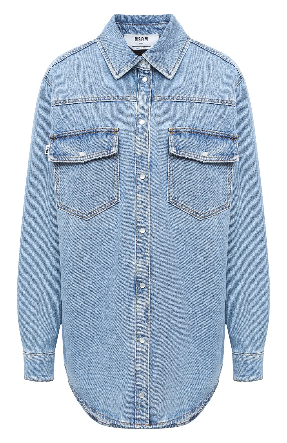 Джинсовая рубашка MSGM, арт. 2943MDE40L 207639, фото 1
