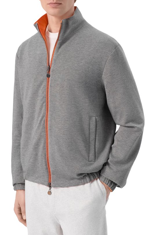 Двусторонний бомбер Kiton UW2306V0820H Оранжевый  UW2306V0820H Фото 6