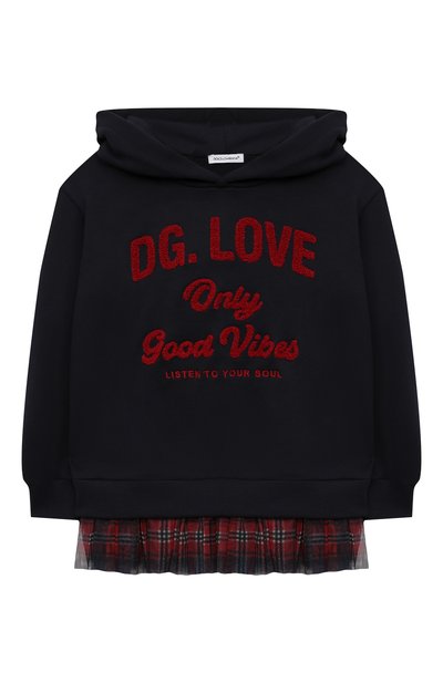 Хлопковое худи DOLCE & GABBANA, арт. L5JW4X/G7AX6/2-6, фото 1