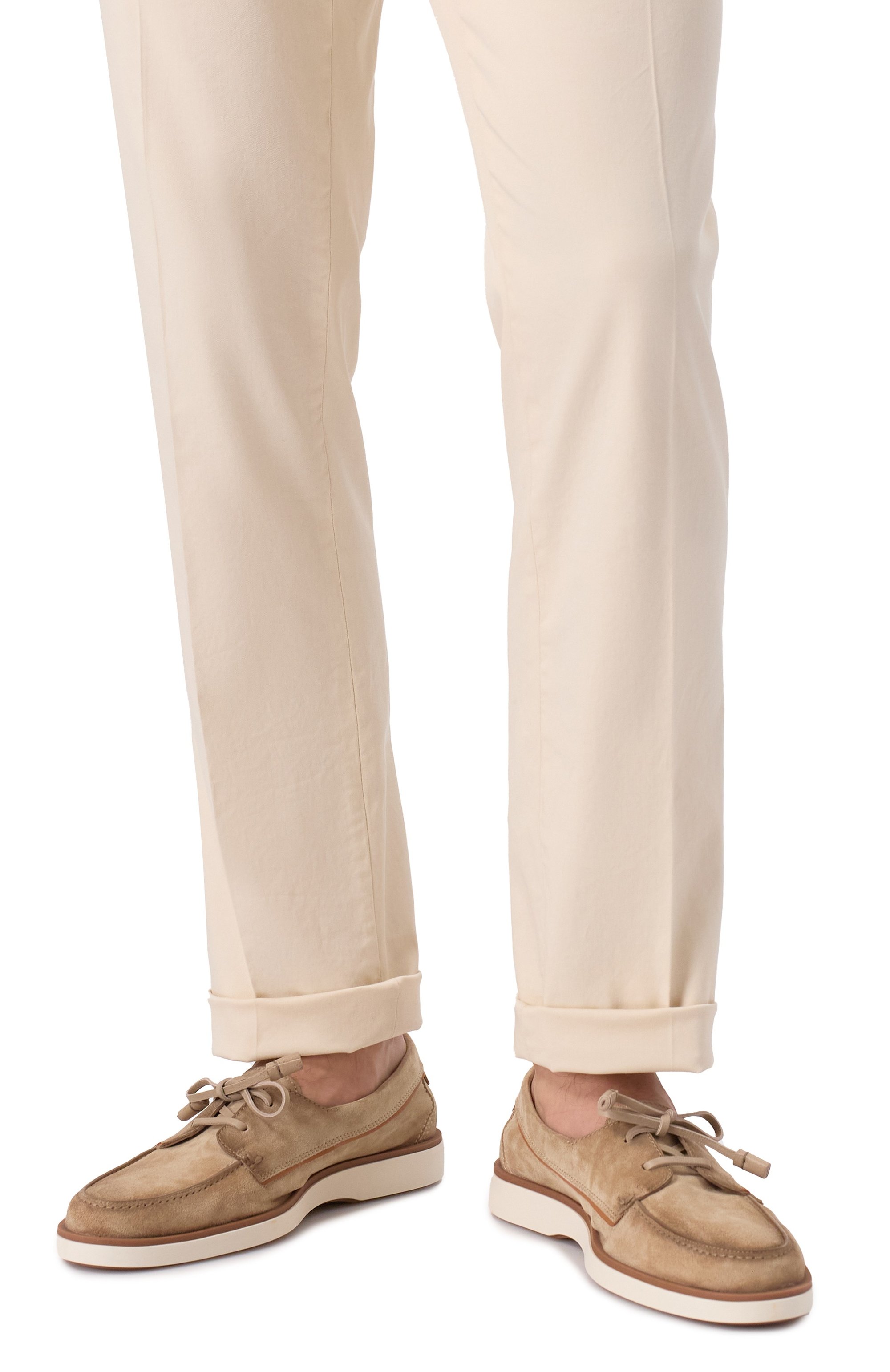 Замшевые топсайдеры detroit SANTONI, арт. MGDG19050BI0SFET, фото 3