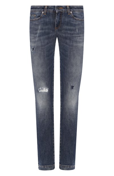 Женские джинсы с потертостями DOLCE & GABBANA, арт. FTAH7D/G8BG8