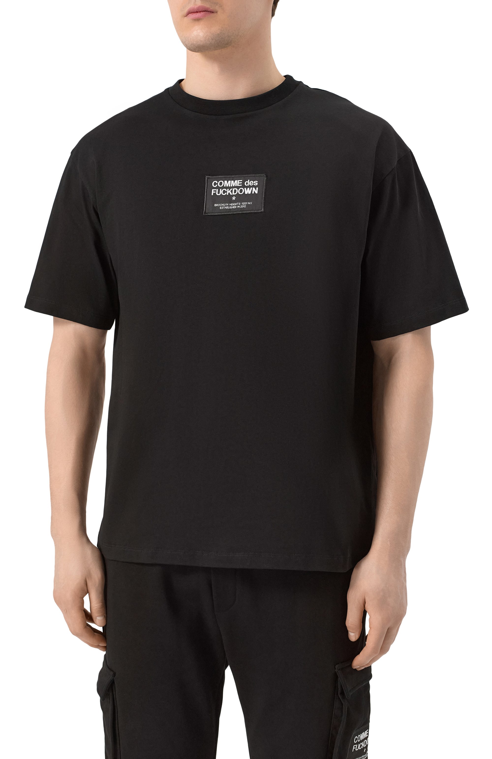 Хлопковая футболка COMME DES FUCKDOWN, арт. CFABM01526, фото 3