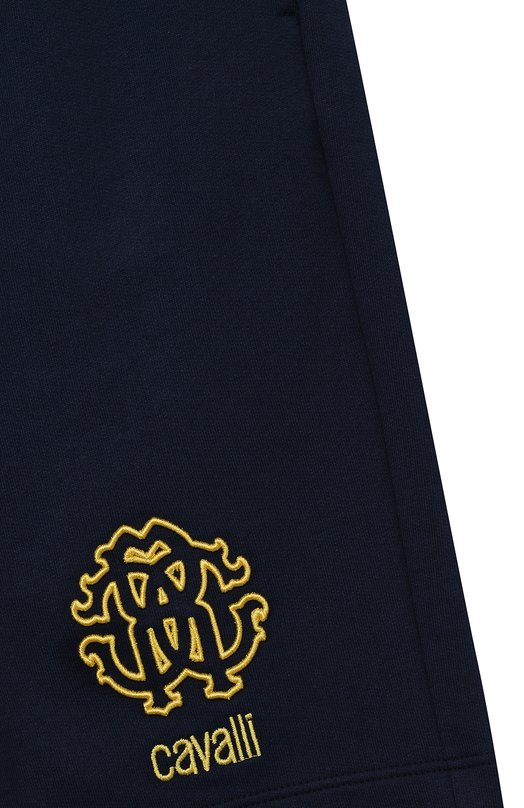 Хлопковые шорты Roberto Cavalli Синий, фото 3