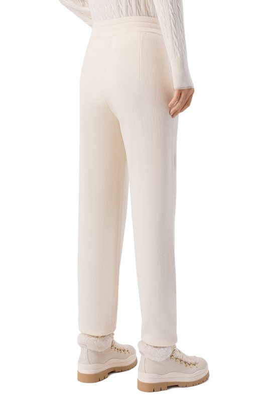 Брюки из шелка и кашемира Freeage W25.PT122.6030.101 Кремовый  W25.PT122.6030.101 Фото 4