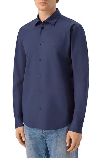 Хлопковая рубашка TRUSSARDI, арт. 5004N000052N, фото 3