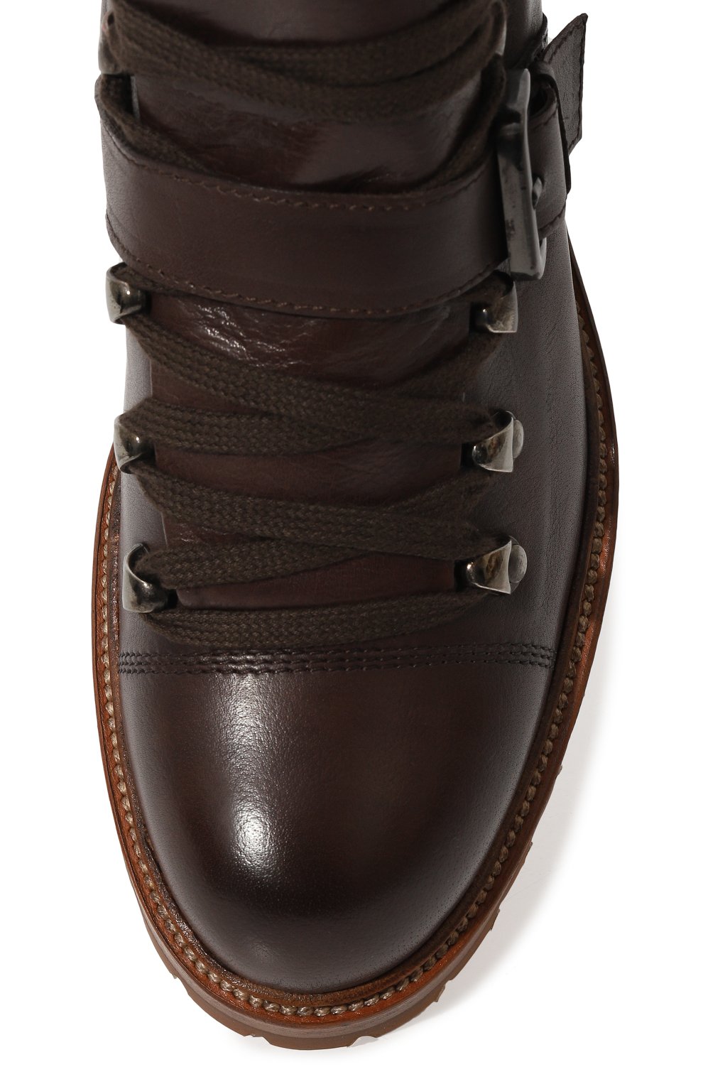 Кожаные ботинки KITON, арт. D56811NX0605, фото 6