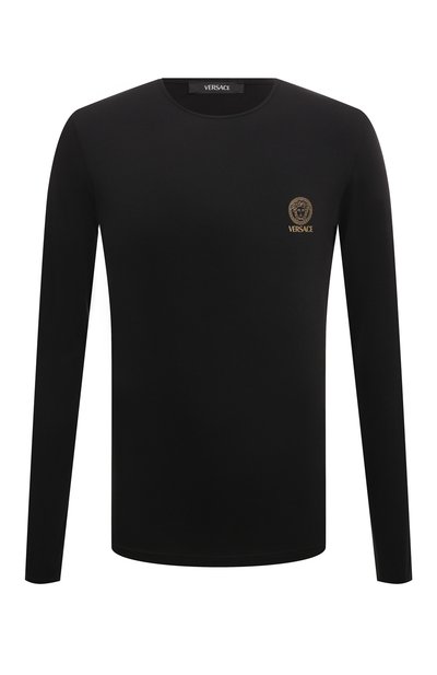 Мужская хлопковый лонгслив VERSACE, арт. AUU01007/1A10011