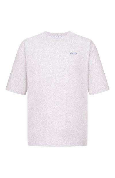 Мужская хлопковая футболка OFF-WHITE, арт. 0MAA120F25JER00M