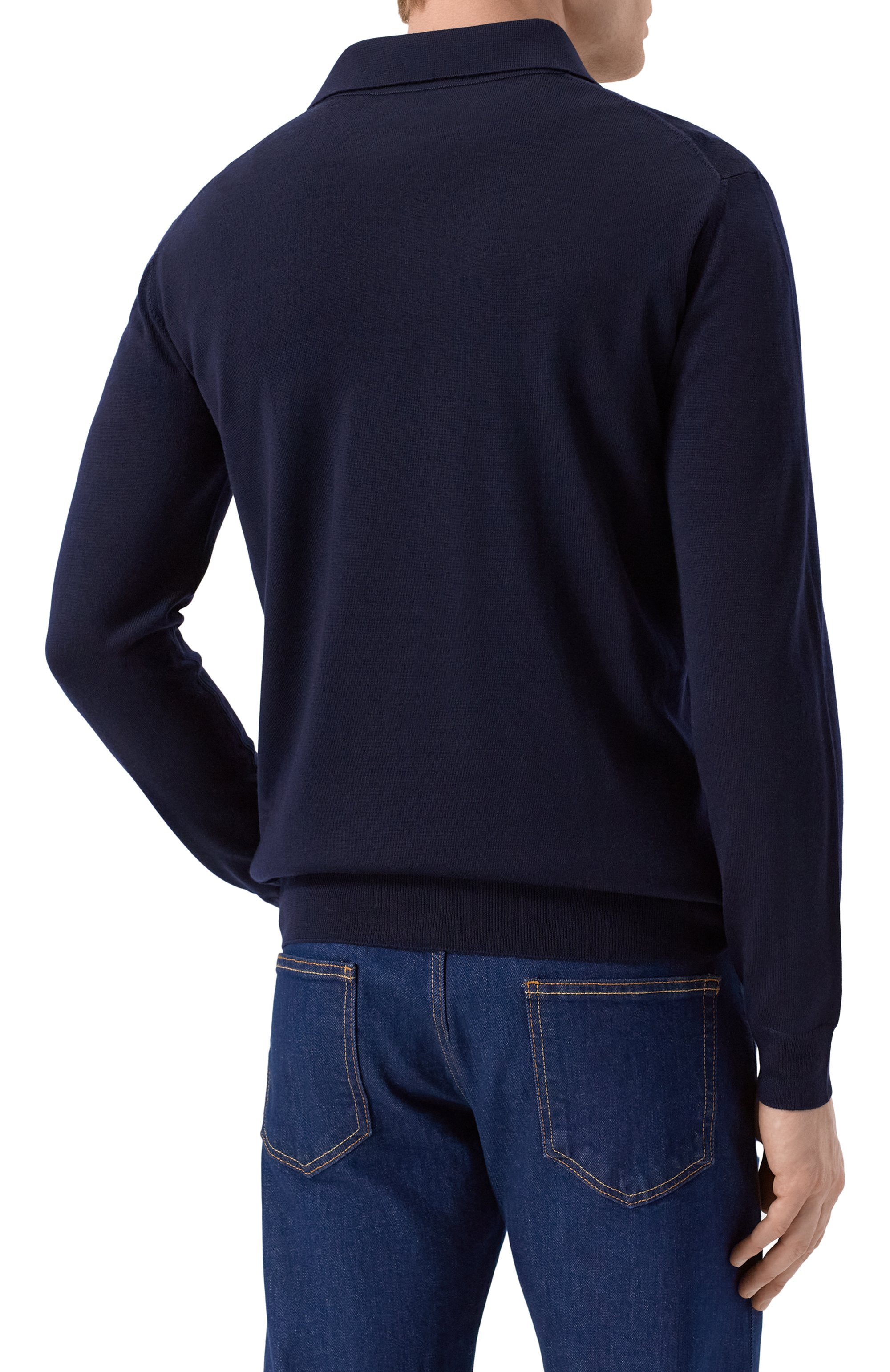 Шерстяное поло ANDREA CAMPAGNA, арт. M5625-6686, фото 4