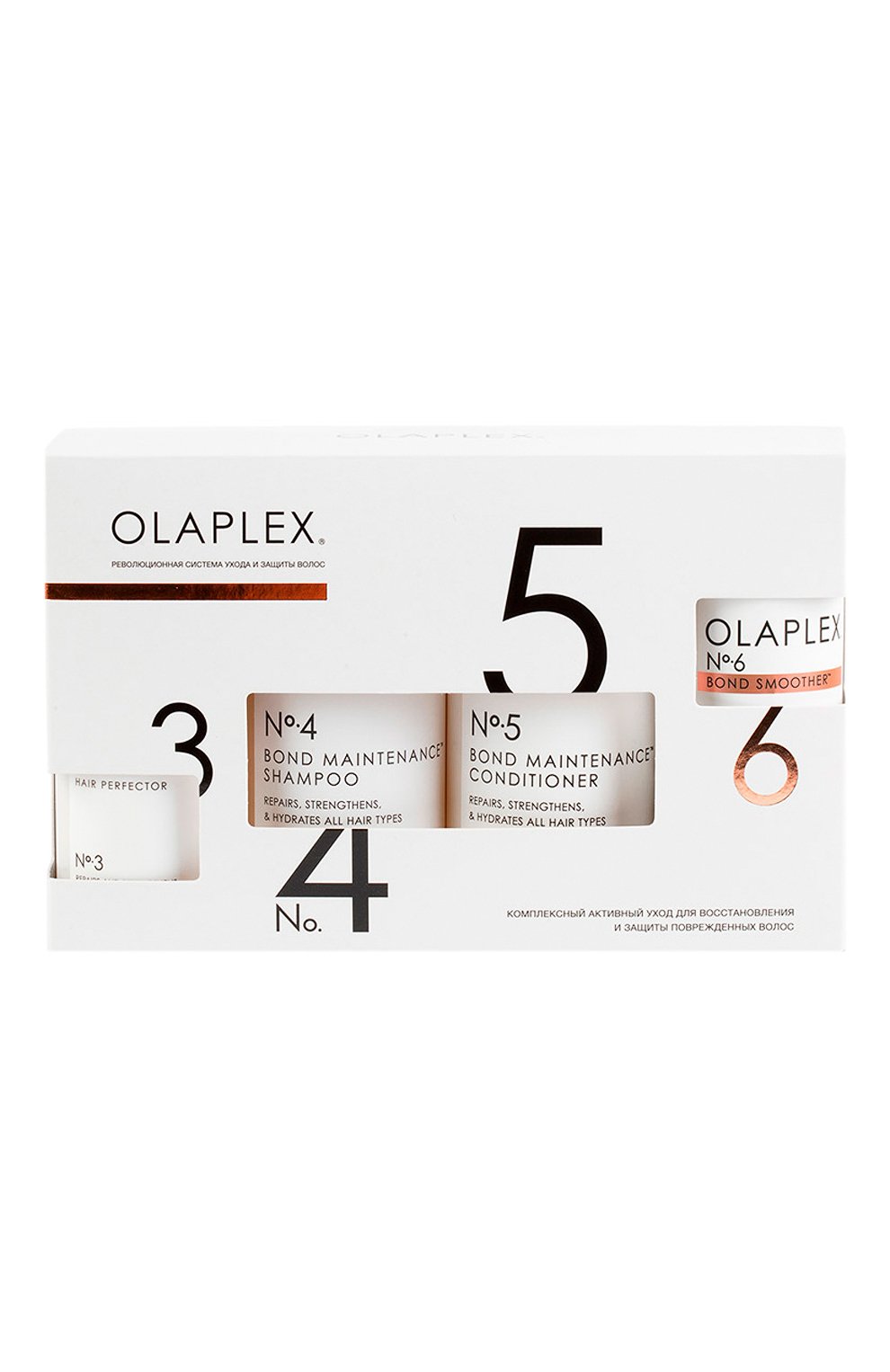 Набор bond maintenance system no.3-4-5-6 (100+250+250+100ml) OLAPLEX бесцветного цвета по цене 8360 руб., арт. 4660059360928, фото 1 Набор bond maintenance system no.3-4-5-6 (100+250+250+100ml) OLAPLEX, арт. 4660059360928, фото 1