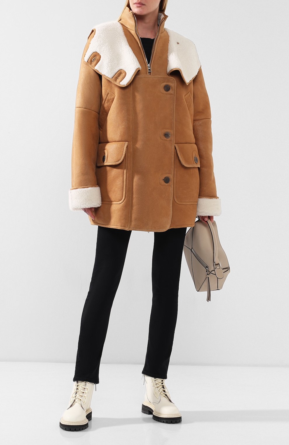 Дубленка с капюшоном LOEWE, арт. S1291893TC, фото 2