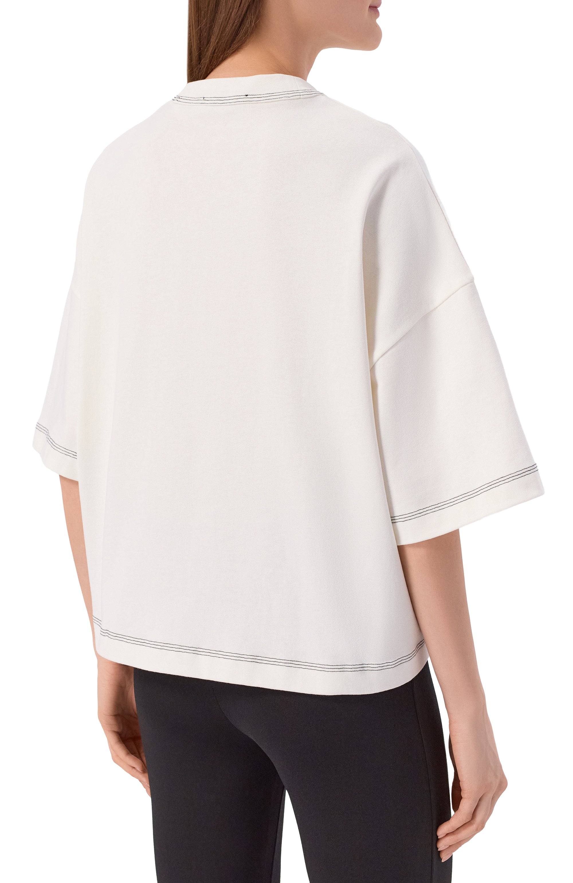 Хлопковая футболка JACQUEMUS, арт. 26ETSW00580/AJ00226, фото 4