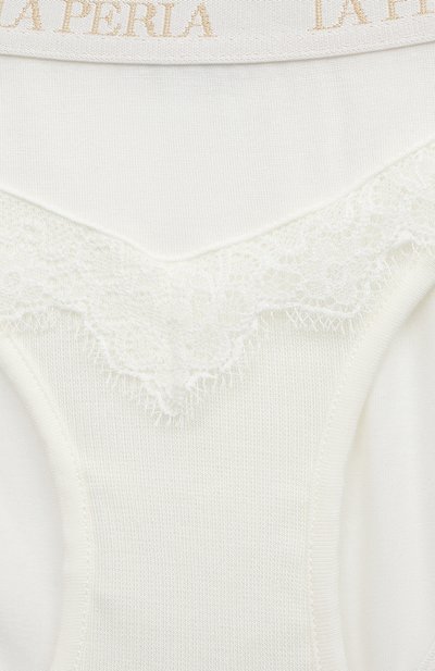 Трусы-слипы LA PERLA кремового цвета по цене 6260 руб., арт. 54467/8A-14A, фото 3 Трусы-слипы LA PERLA, арт. 54467/8A-14A, фото 3