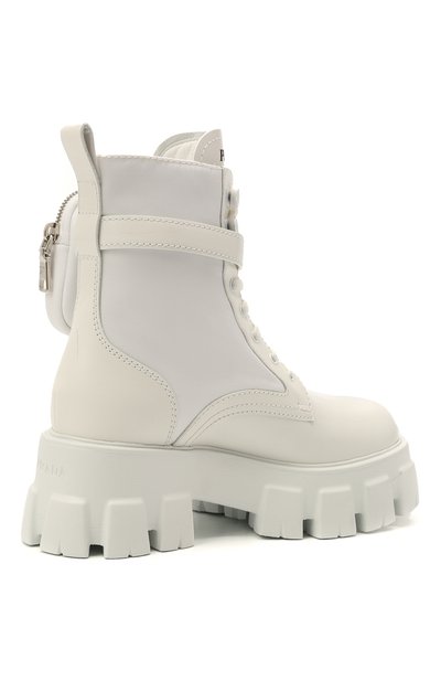 Кожаные ботинки monolith PRADA, арт. 1T255M-3L09-F0009, фото 3