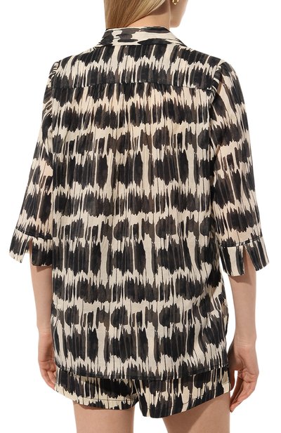 Хлопковая рубашка DNUD PARIS разноцветного цвета по цене 28280 руб., арт. B2515, фото 4 Хлопковая рубашка DNUD PARIS, арт. B2515, фото 4