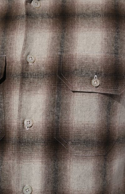 Хлопковая рубашка KITON, арт. UCWMH0903402, фото 5