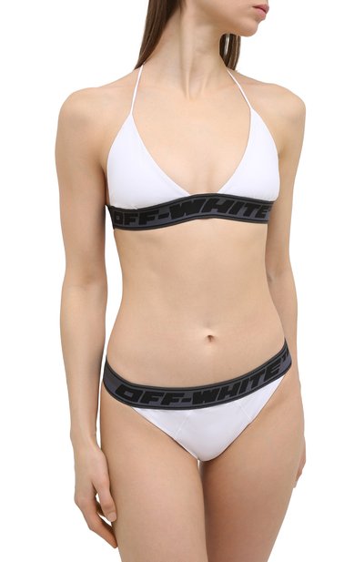 Раздельный купальник OFF-WHITE белого цвета по цене 29350 руб., арт. 0WFA034R21JER001, фото 2 Раздельный купальник OFF-WHITE, арт. 0WFA034R21JER001, фото 2