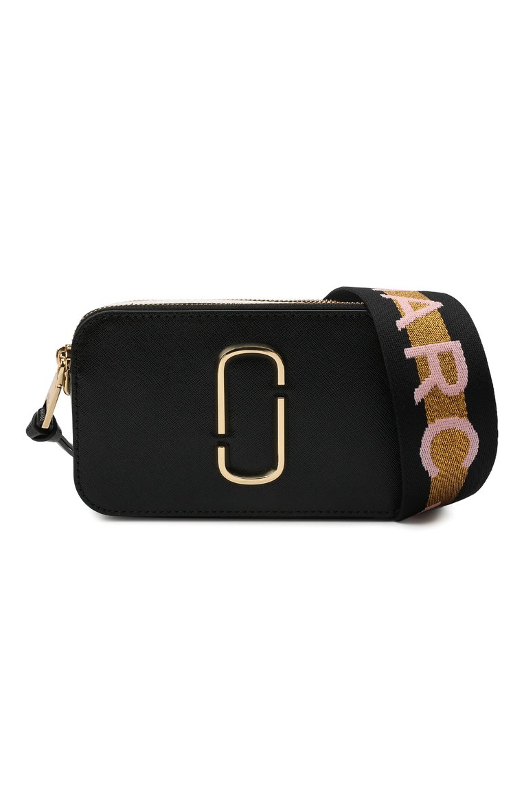 Женская сумка snapshot small MARC JACOBS (THE) черного цвета, арт. M0014146 | Фото 6 (Материал: Натуральная кожа; Ремень/цепочка: На ремешке; Сумки-технические: Сумки через плечо; Размер: small; Драгоценные камни: Проставлено; Материал сплава: Проставлено)