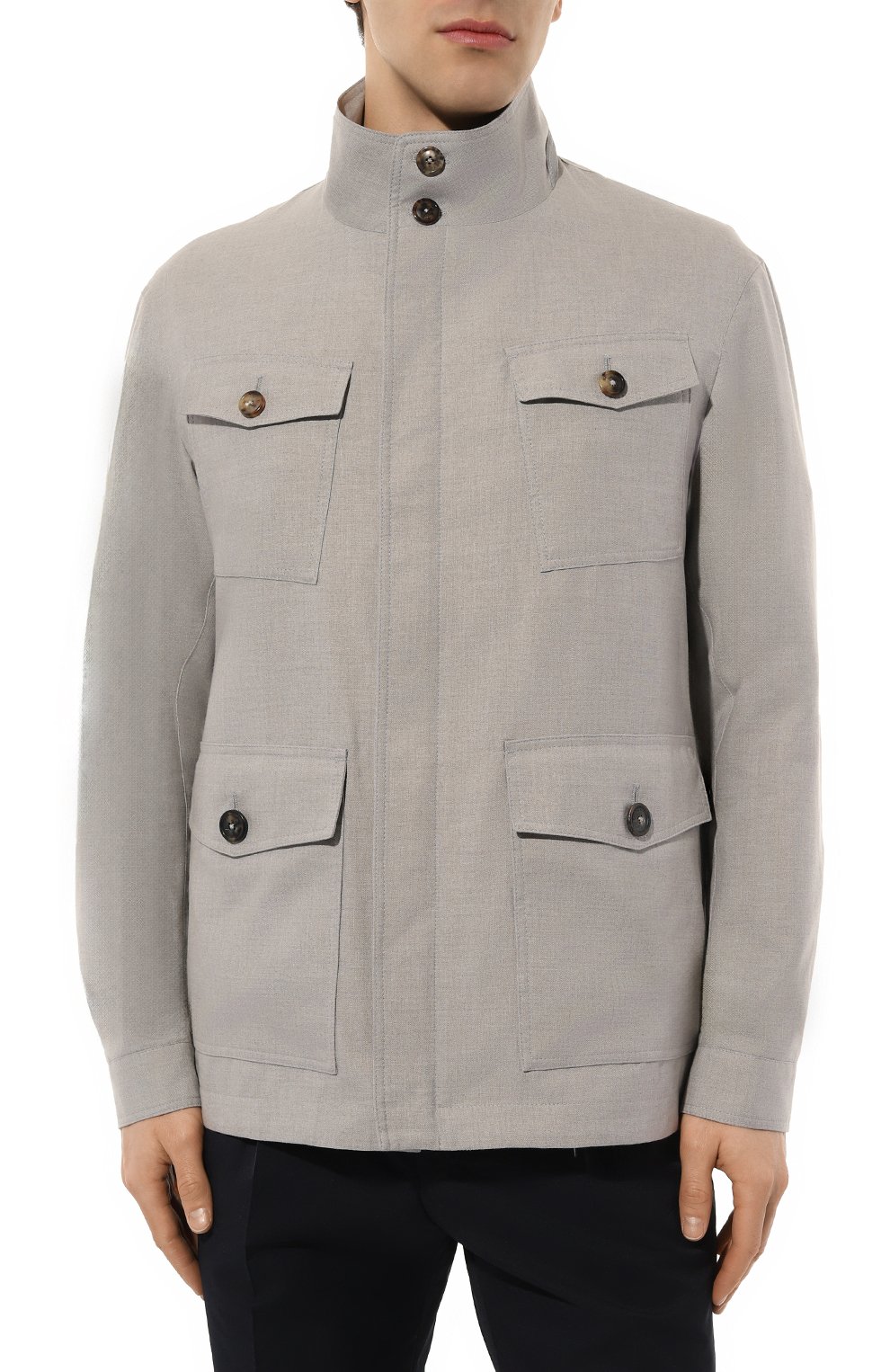 Куртка из хлопка и кашемира CORTIGIANI, арт. 7CG618, фото 3