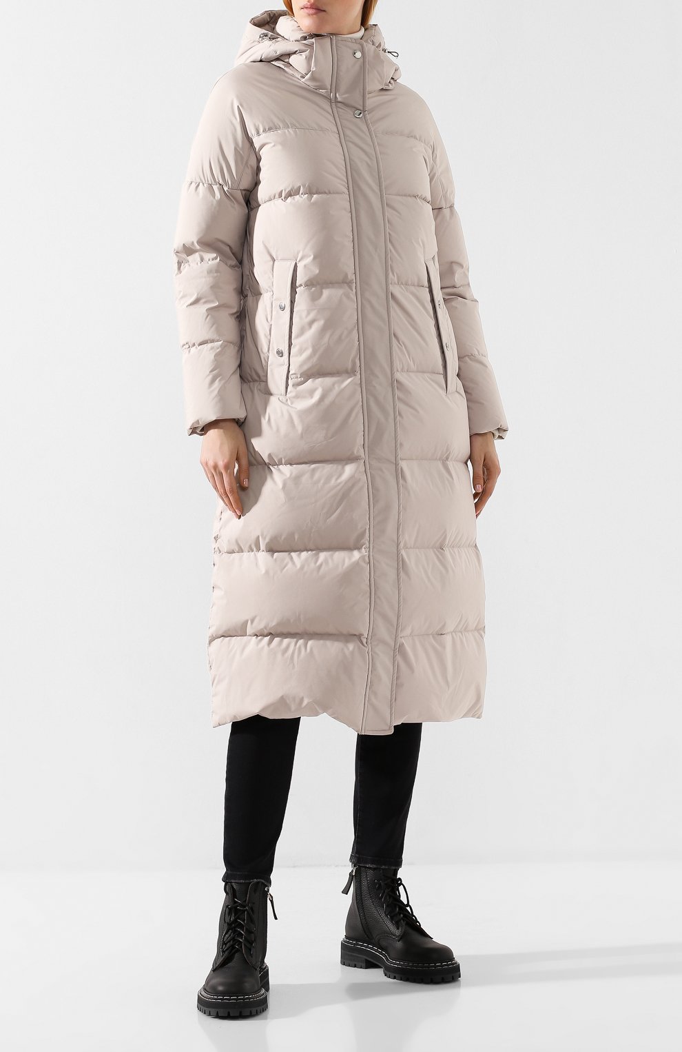 Пуховик с капюшоном MOORER, арт. CASSANDRA-STP/A19D520ST0P, фото 2