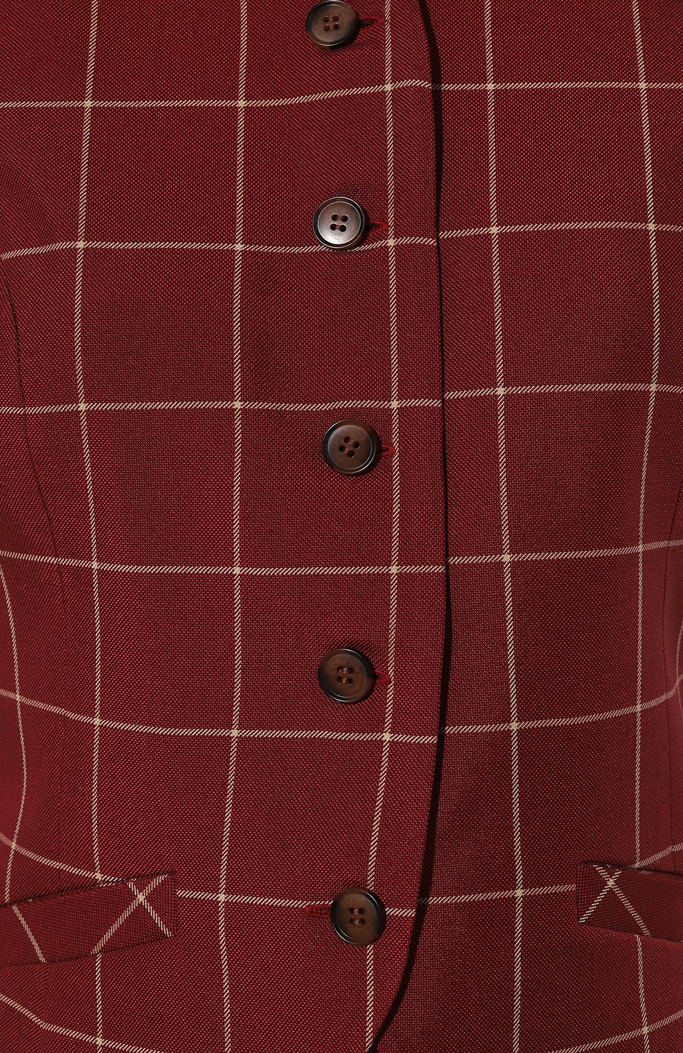 Жилет из шелка и шерсти LESYANEBO, арт. SS24/H-411/CR, фото 5