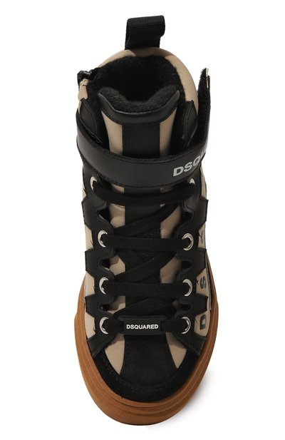 Комбинированные кеды DSQUARED2, арт. 79314/29-34, фото 4