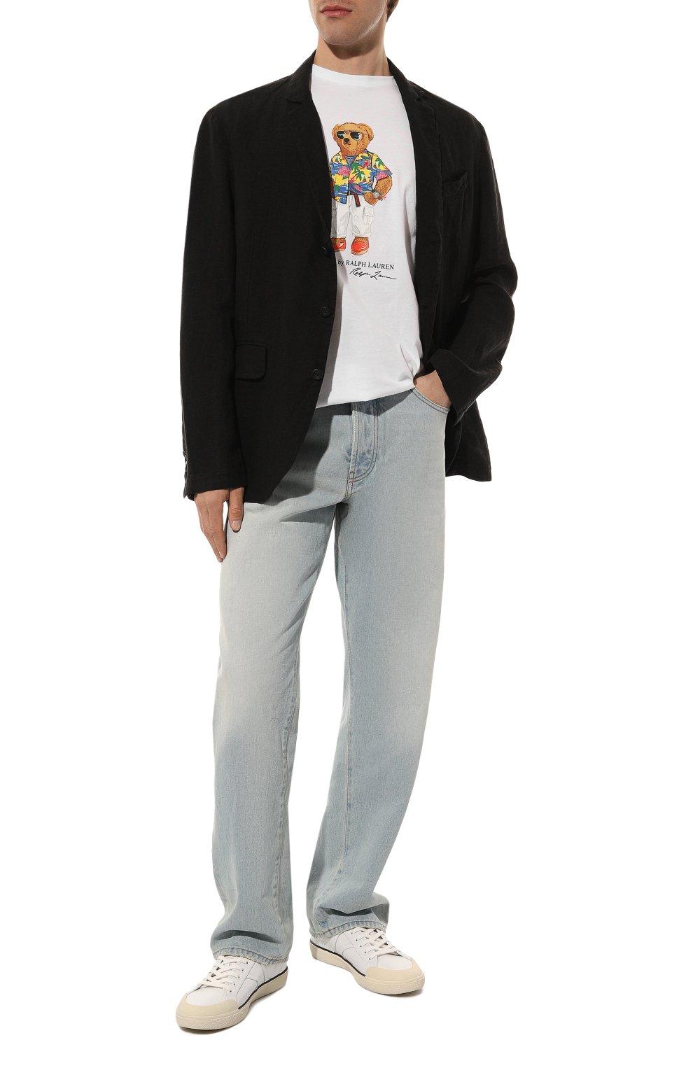 Хлопковая футболка POLO RALPH LAUREN, арт. 710854497, фото 2