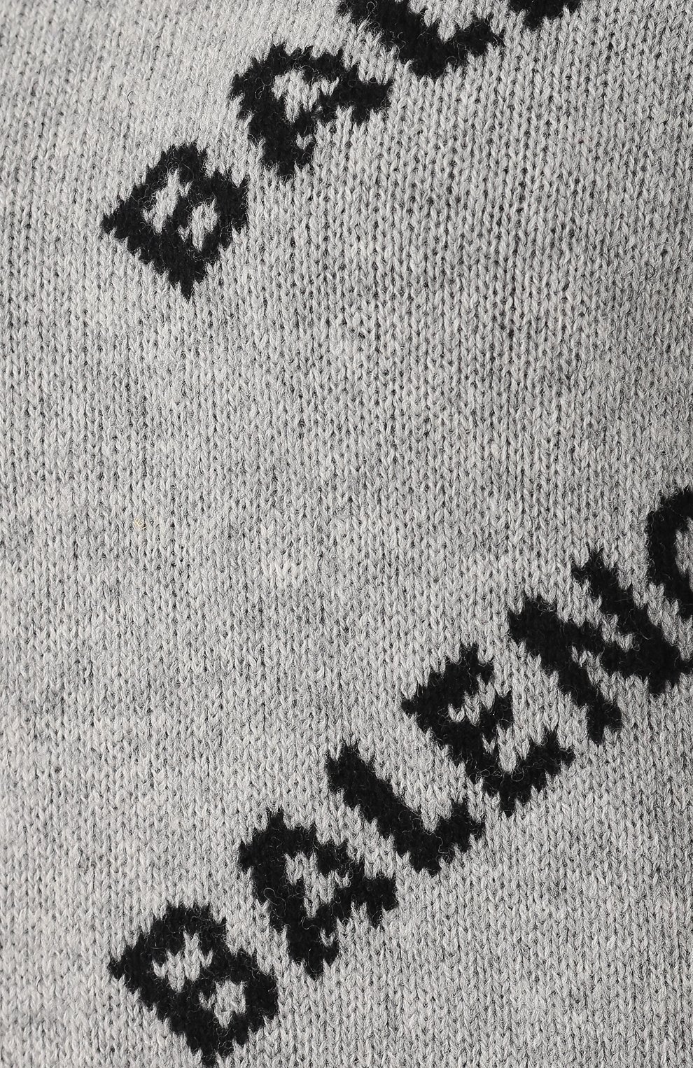 Шерстяной пуловер с круглым вырезом и логотипом бренда BALENCIAGA, арт. 529206/T1473, фото 5