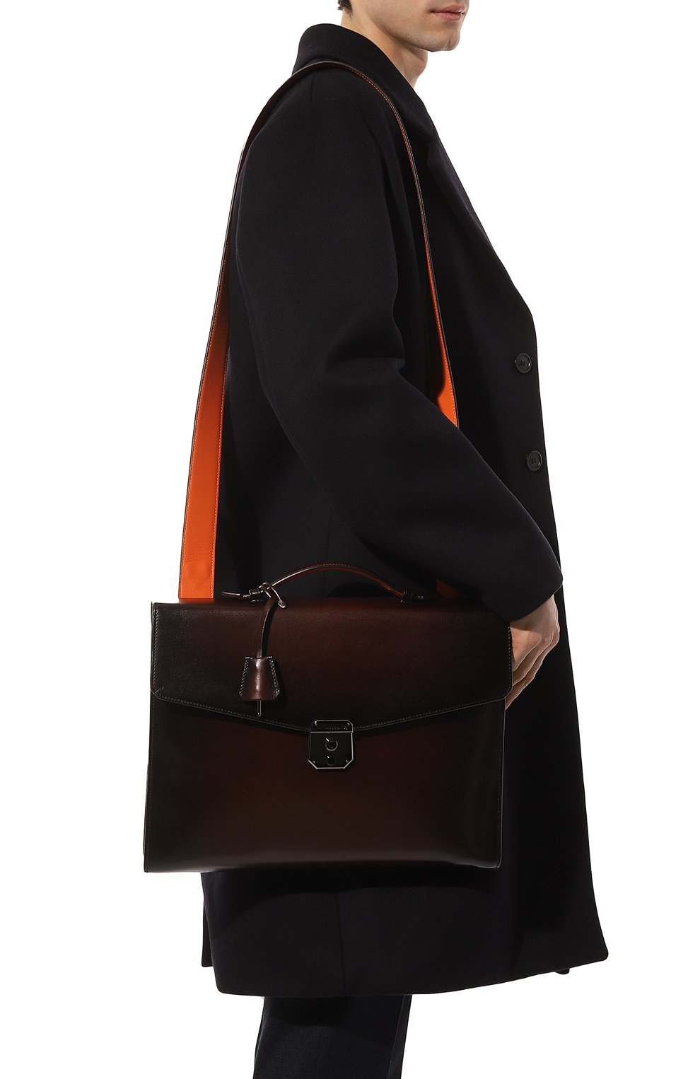 Кожаный портфель SANTONI, арт. UFBBA1992F0-GSC1U59, фото 2