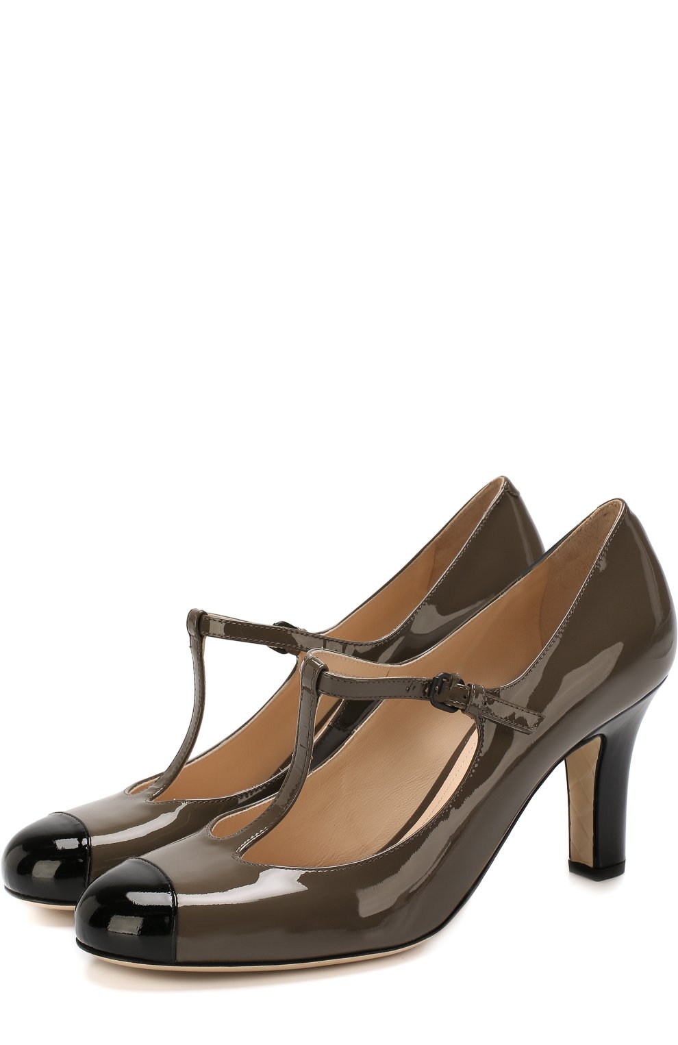 Лаковые туфли с ремешками BOTTEGA VENETA, арт. 496171/V0310, фото 1