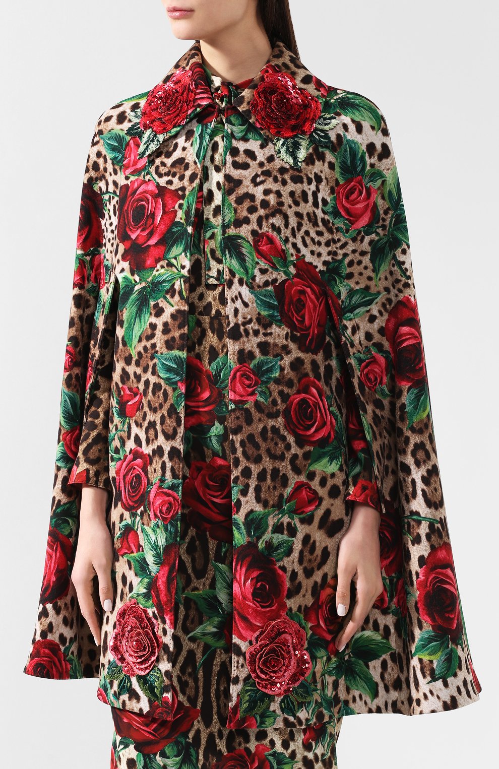 Шерстяной кейп DOLCE & GABBANA, арт. F0W53Z/FS2DD, фото 3