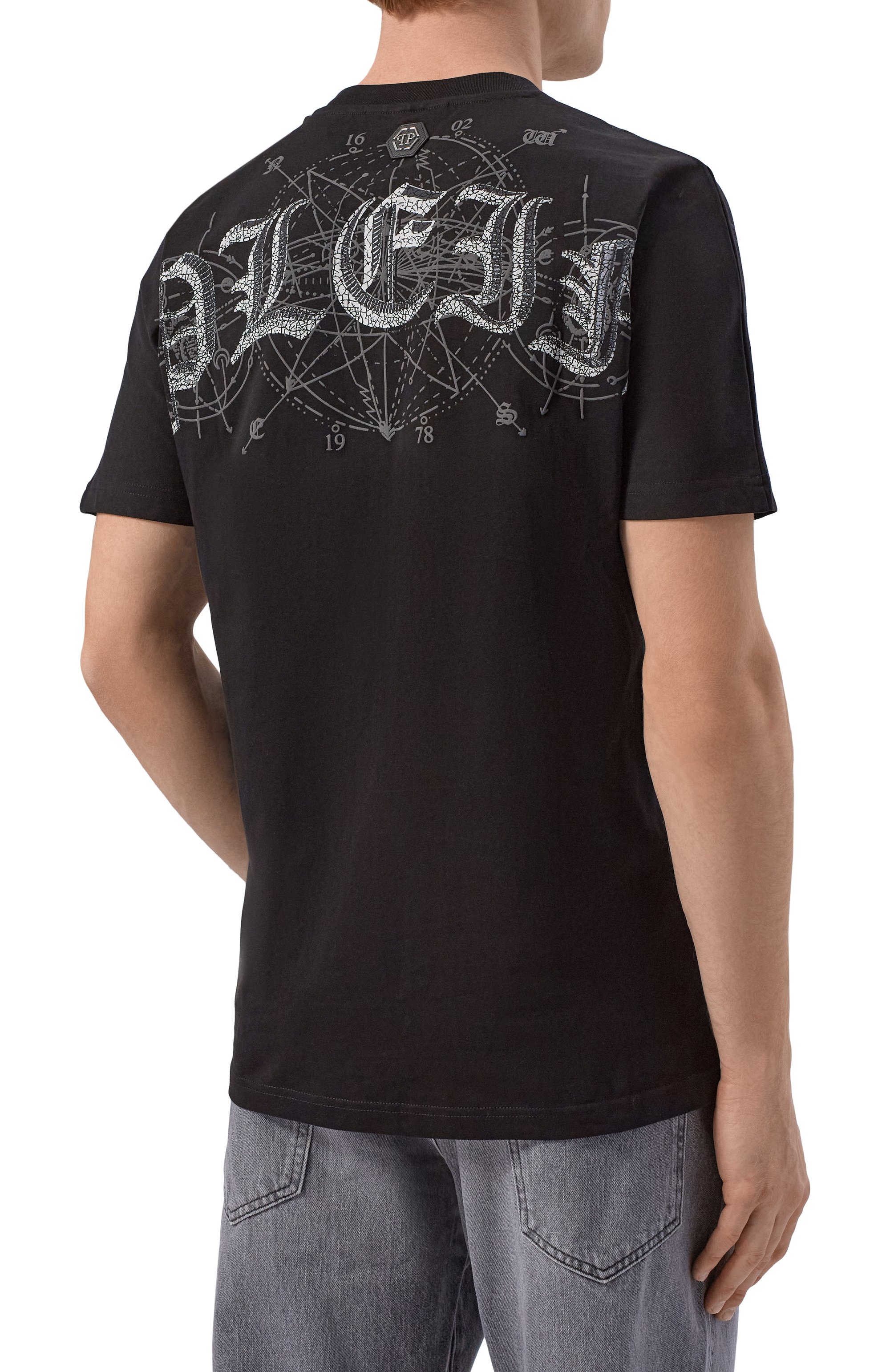 Хлопковая футболка PHILIPP PLEIN, арт. SAFC MTK8822 PJY002N, фото 4