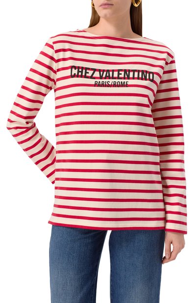 Хлопковый лонгслив VALENTINO, арт. 6B3MG24C/962, фото 3