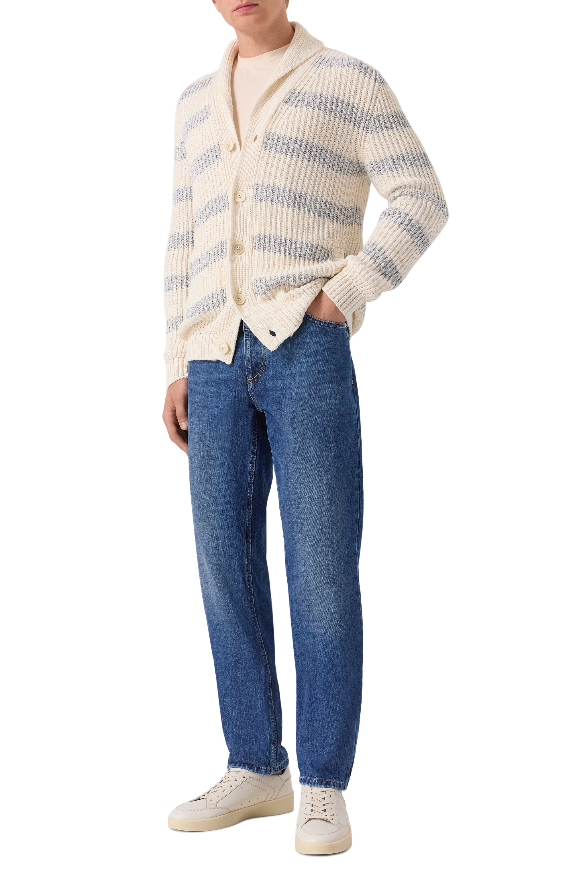 Джинсы traditional fit BRUNELLO CUCINELLI, арт. M241PB3210, фото 2