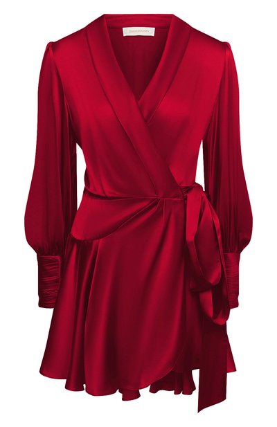 Женское атласное платье ZIMMERMANN, арт. 8067DRB0T