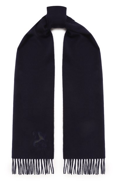 Мужской шарф с отделкой из кожи аллигатора ZILLI, арт. SWF001M0310VBLE00N002/ALL