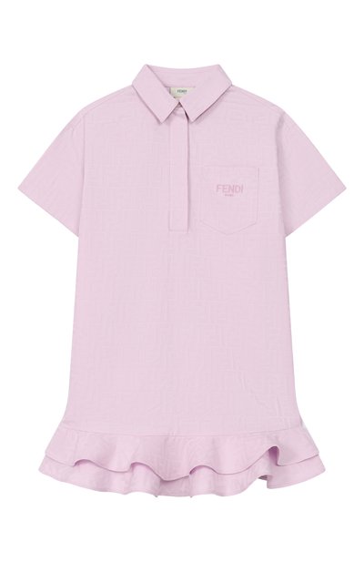 Хлопковое платье FENDI, арт. JFB852/AS64/8A-12+