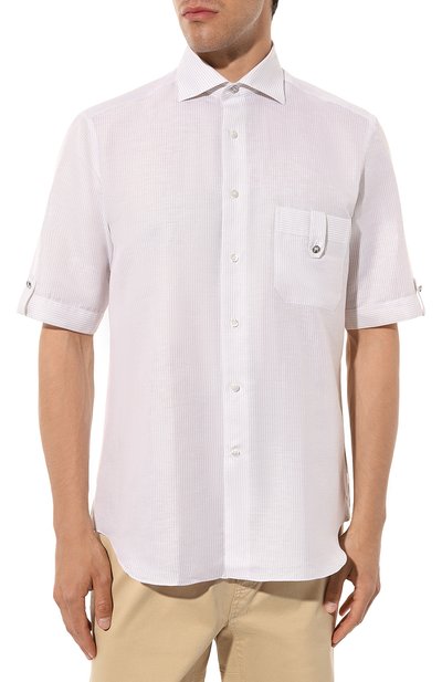 Рубашка из хлопка и льна STEFANO RICCI, арт. MC006730/R2560, фото 3