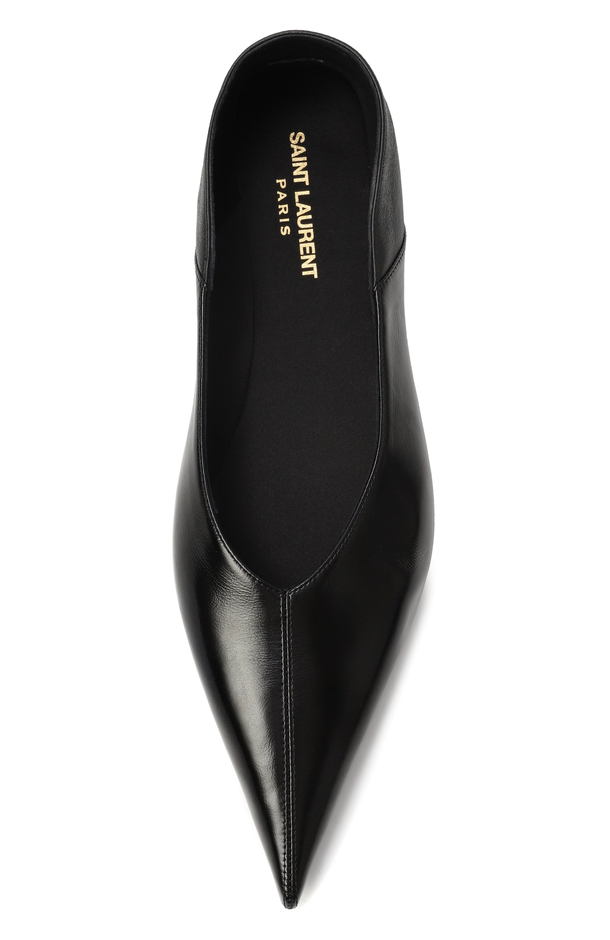 Кожаные балетки carolyn SAINT LAURENT, арт. 844492/AAEHI, фото 6