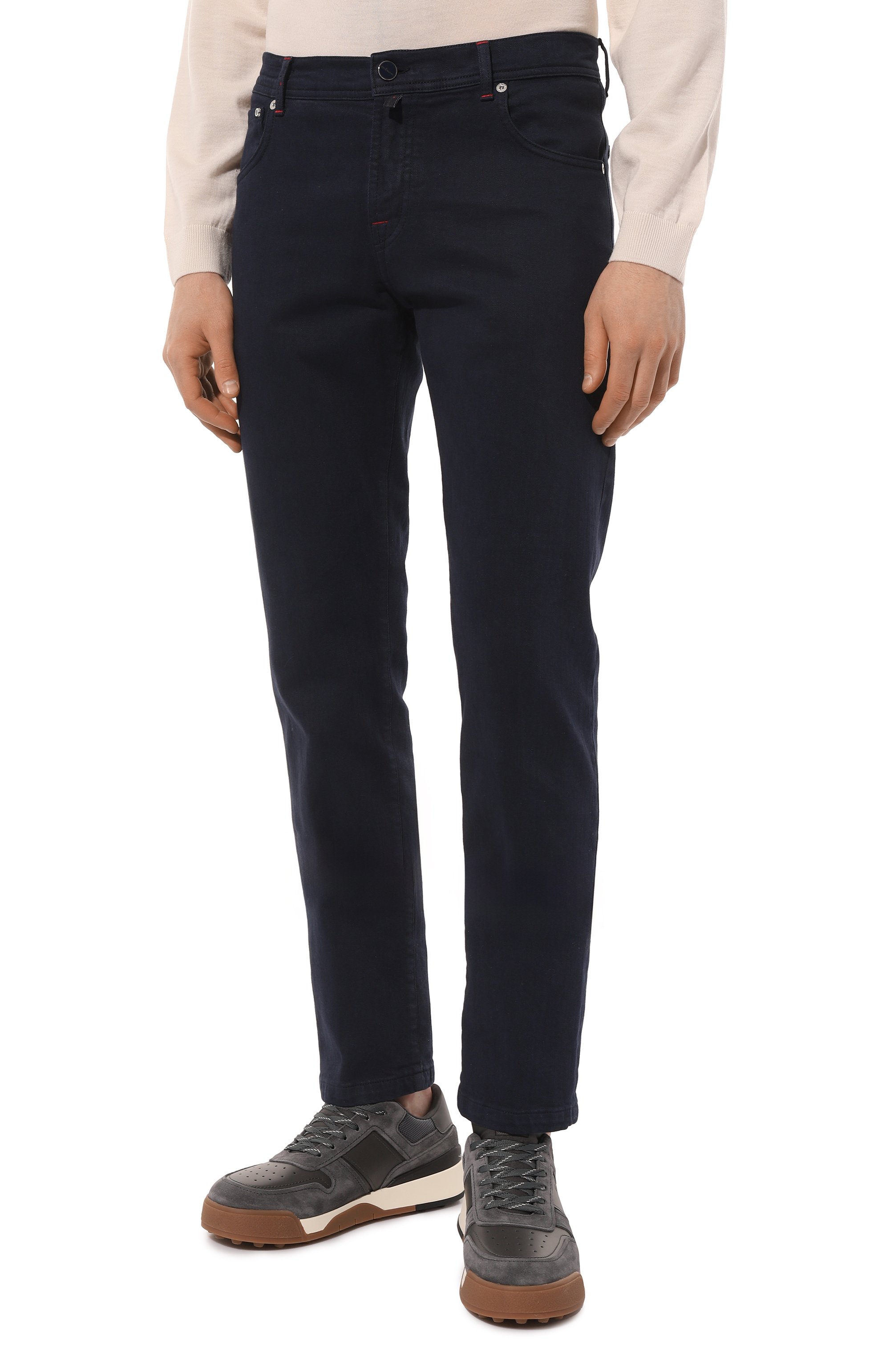 Джинсы KITON темно-синего цвета по цене 98550 руб., арт. UPNJSK0602D, фото 3 Джинсы KITON, арт. UPNJSK0602D, фото 3