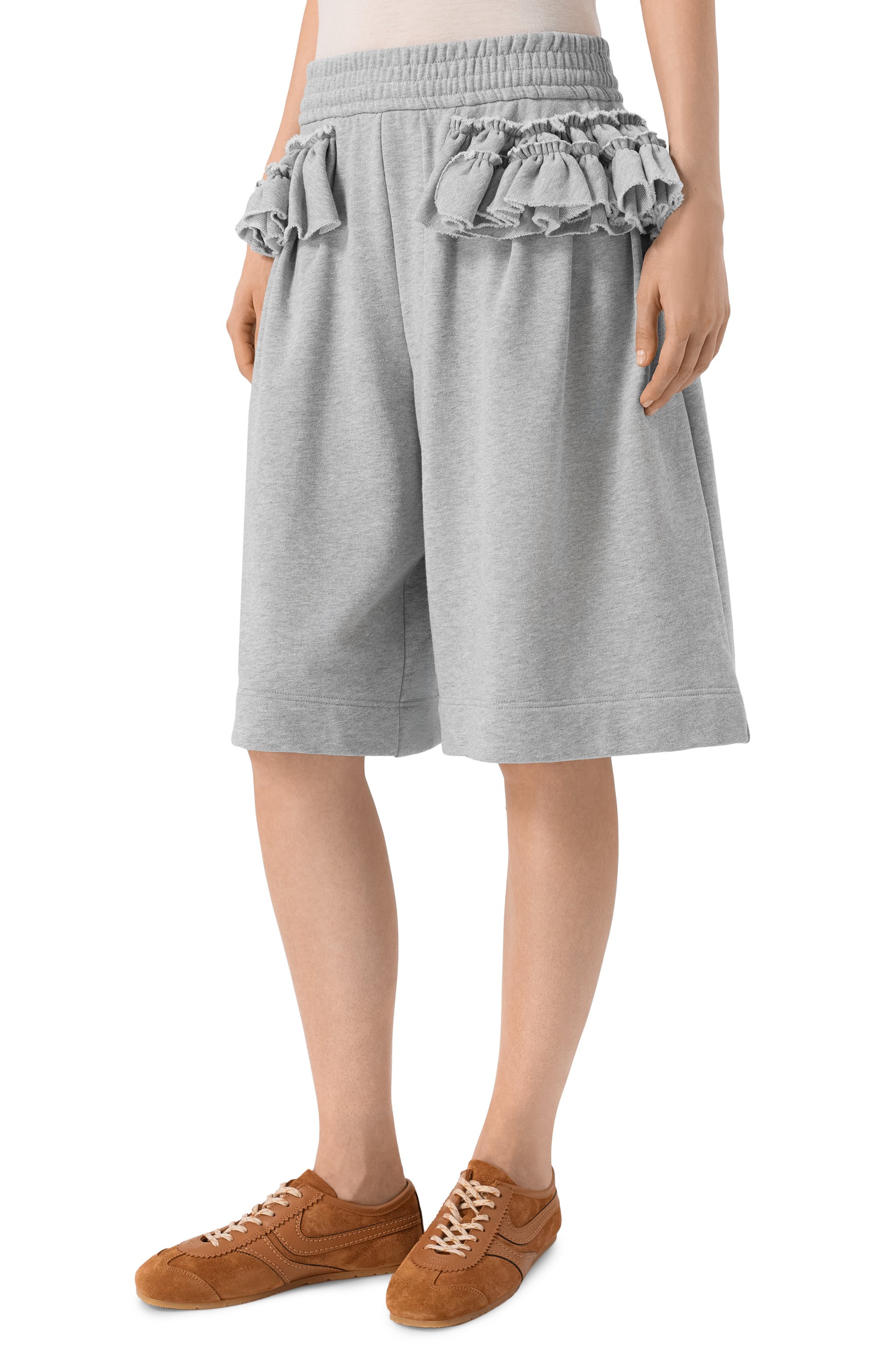 Хлопковые шорты DRIES VAN NOTEN, арт. 011177/3610, фото 3