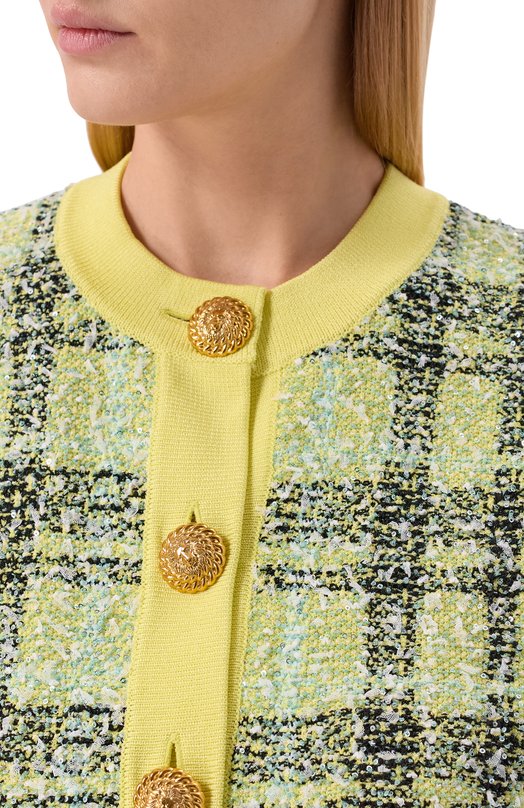 Кардиган Balmain GF1SB230/KJ56 Жёлтый  GF1SB230/KJ56 Фото 5