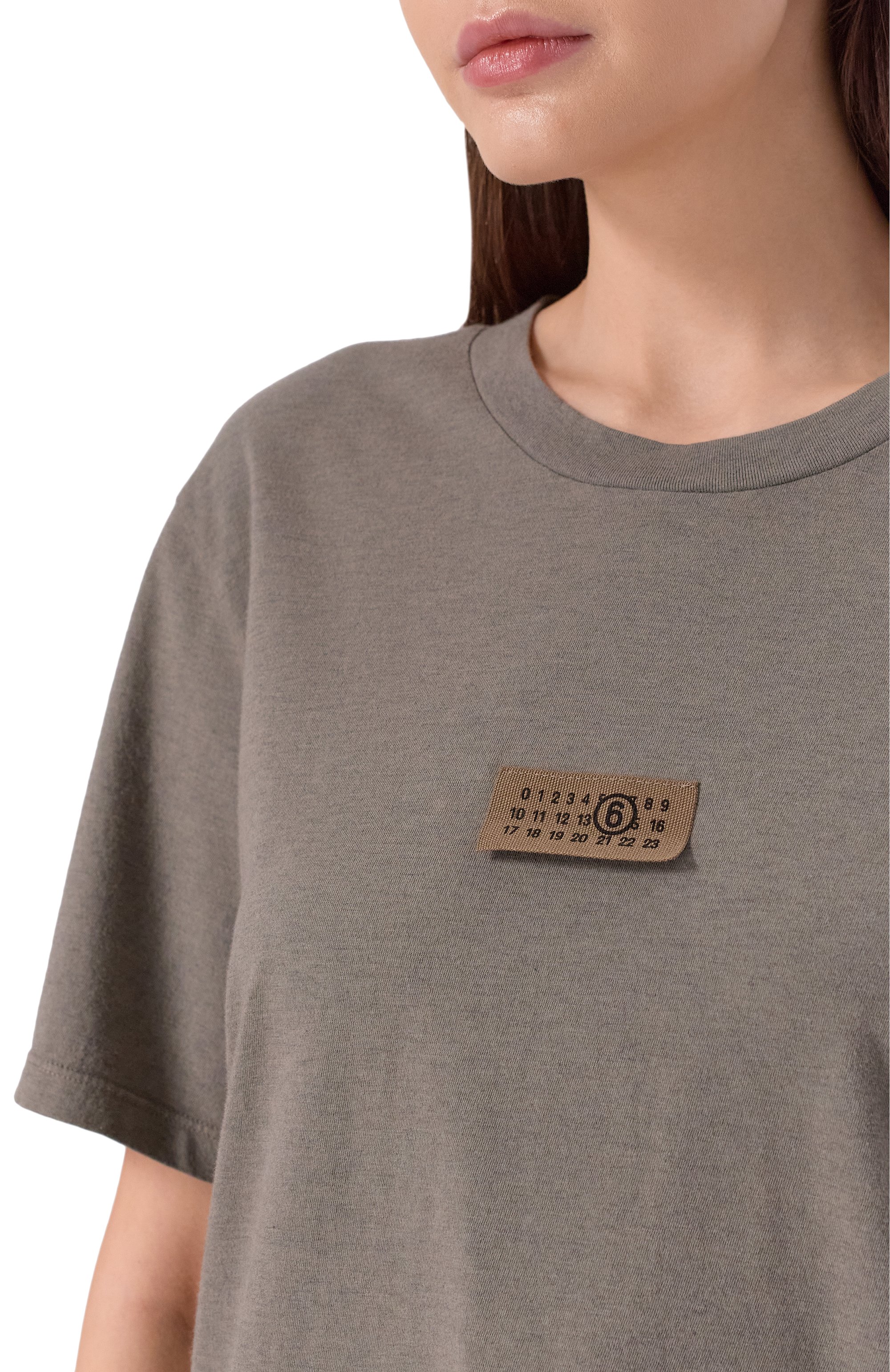 Хлопковая футболка MM6, арт. S52GC0356/M20048, фото 5