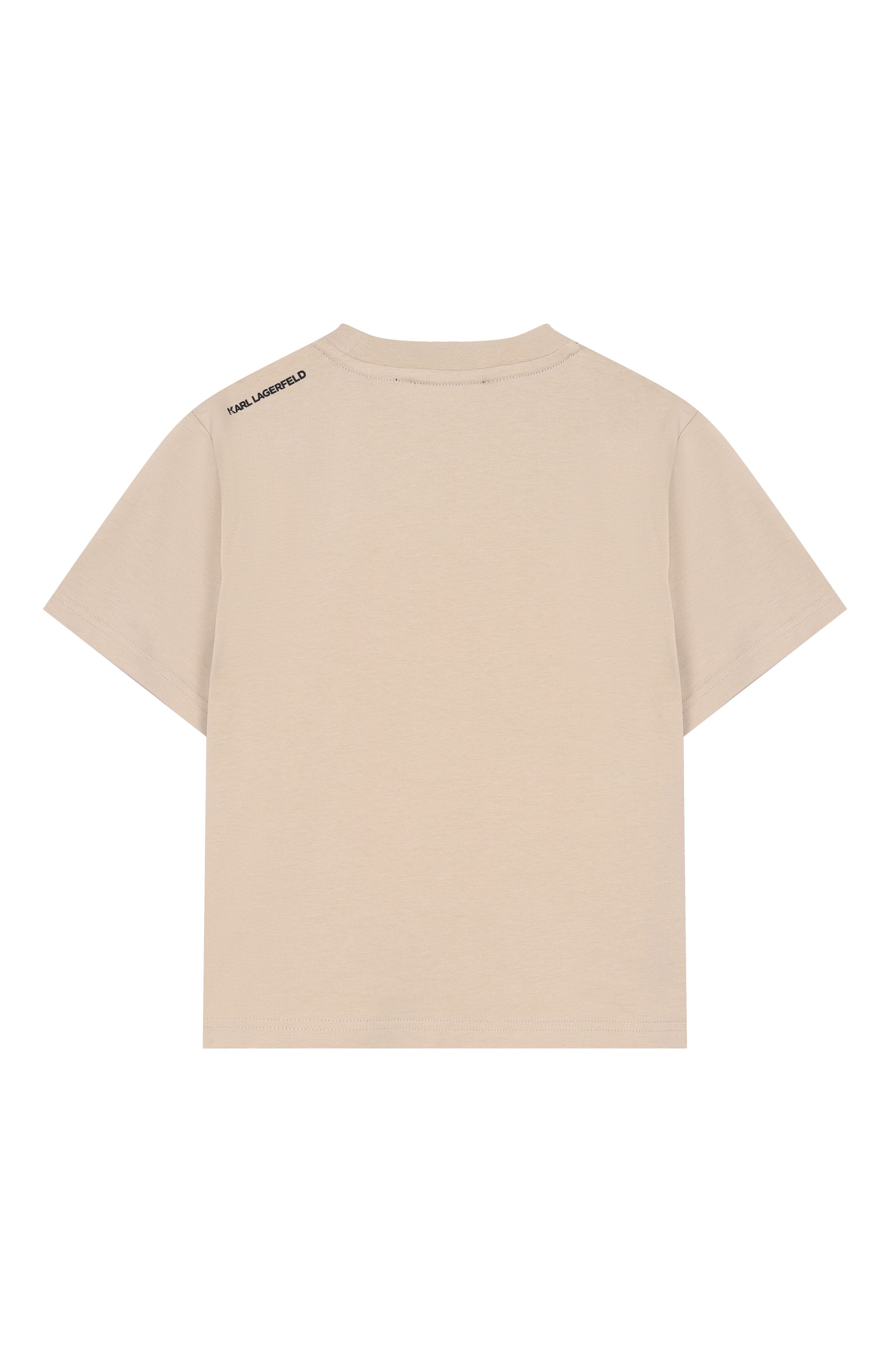 Хлопковая футболка KARL LAGERFELD KIDS, арт. Z31091, фото 2